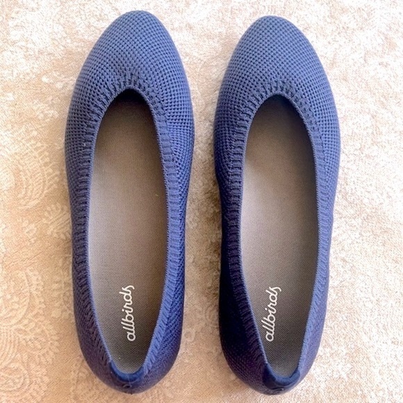 Brand New Allbirds Tree Breezer Ballet Flats Almond Toe Slip On Breathable Shoes - Picture 7 of 16